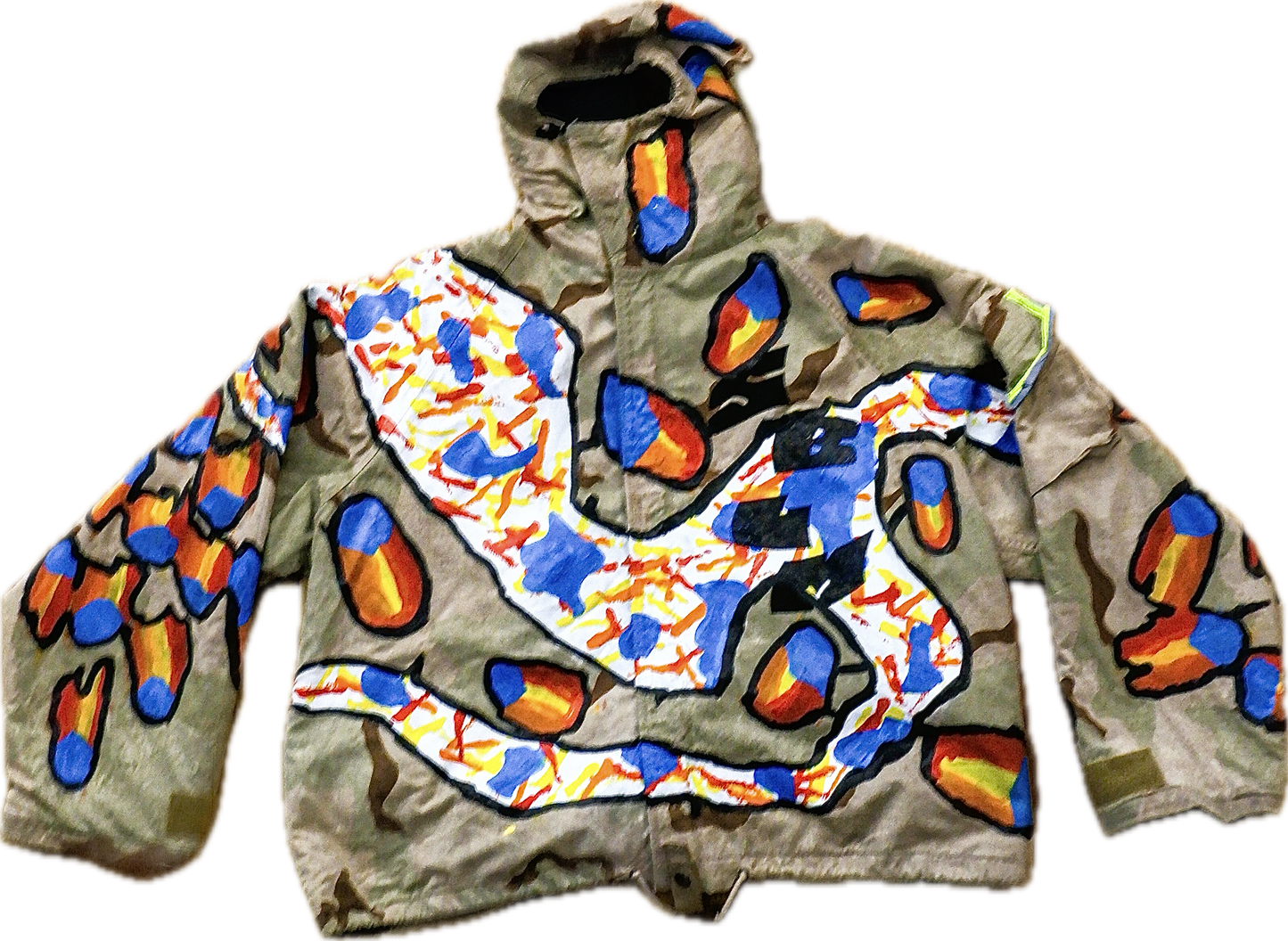 "Burning Flame" CHEM Gear Jacket (Large)