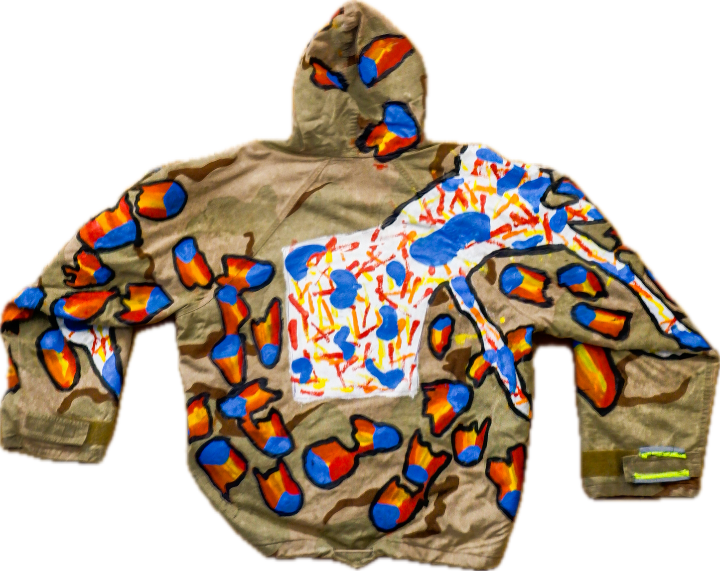"Burning Flame" CHEM Gear Jacket (Large)