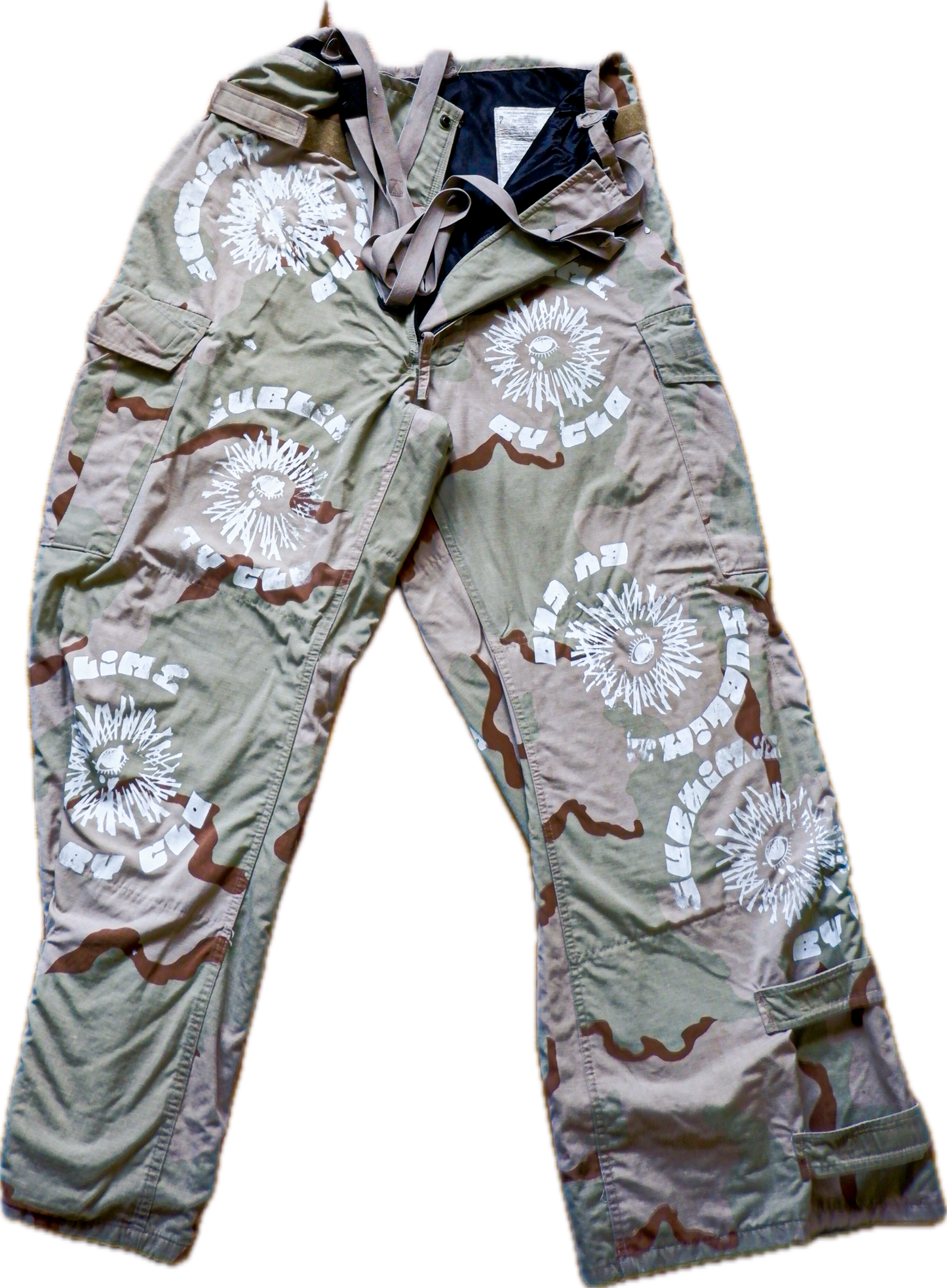 White SUBLIME CHEM Gear PANTS (Large)