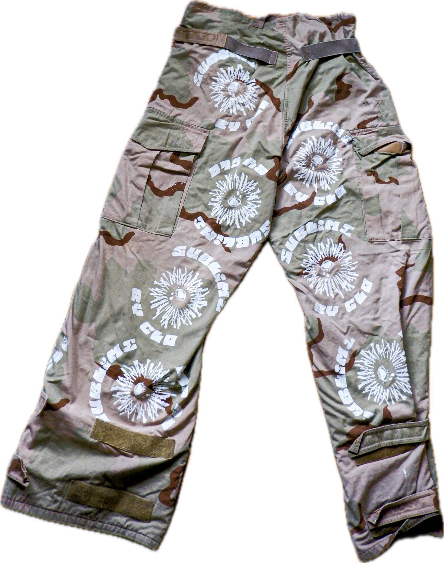 White SUBLIME CHEM Gear PANTS (Large)
